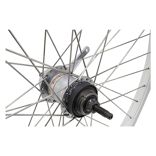 WheelMaster Rear 26 x 1.75/2.125, Alloy, Silver, Nexus-3Sp, Coaster Brake, 14g SS Spokes, 36H