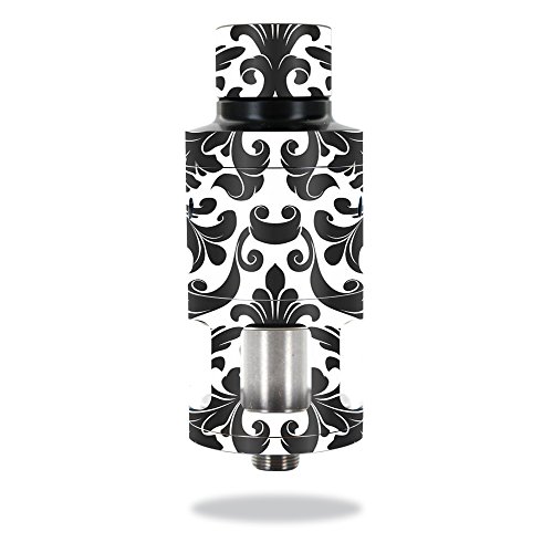 MightySkins Skin Compatible with JoyeTech eVic Primo – Black Damask | Protective, Durable