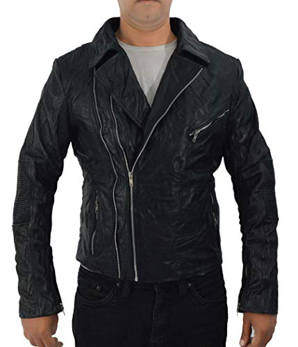 Flesh & Hide F&H Men's Captain Hook Once Upon A Time Genuine Leather Jacket