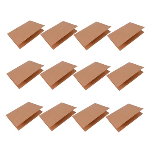 Chemise de classement Kraft jojofuny | Lot de 10 pochettes dossiers papier pour bureau