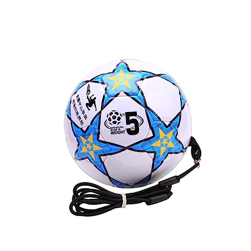 BESPORTBLE Kindgerechter Fußball Trainingsball Mit Schnur 5er Ball Für Und Schüler Ideal Für Regelmäßiges Training Im Fußballspielen Fördert Technik Und Ballgefühl