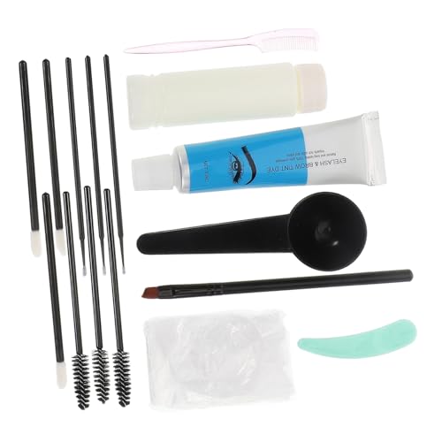 FOMIYES 1 Juego Set De Crema Para Cejas Gel Marrón Oscuro Cinturón De Bolso Pequeño Gel Crema Para Cejas Cinturón De Lona Distribuidor De Estilo Gel Marrón Equipo Marrón Pegar Black