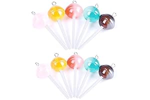 60 Pcs Charms Heart Lollipops