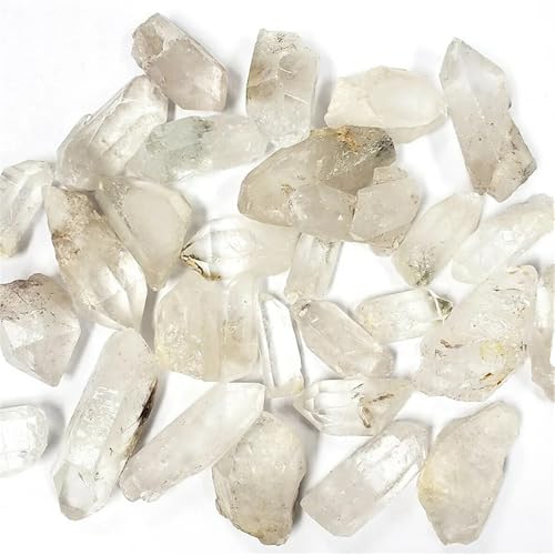 Cuarzo blanco natural de 3-5 cm en columnas de puntas de cristal para decoración de hogar 4