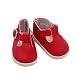 Uteruik Chaussures en Cuir de poupée pour Accessoire de Costume de Tenues décontractées de poupée BJD de 14 Pouces, 1 Paire (#E)
