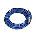 Air Compressor Tubing Pipe, 1/4 NPT Air Compressor High Pressure Pipe 65.62ft Length, 0.3 OD, 5mm ID, for Vehicle Repair Shop (Blue)