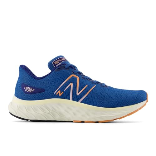 New Balance Women's Fresh Foam X Evoz V3 Running Shoe, Blue Agate/Firefly/Copper, 5