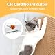 EIHI 2 Stück Katzen Kratzbrett Schneider,Kartonschneidemaschine, Katzenkratzbrett Schneider Diy,Katzenkratzbrett Schneiden Karton, Recycling Cutting Tool（Rot Und Weiß）