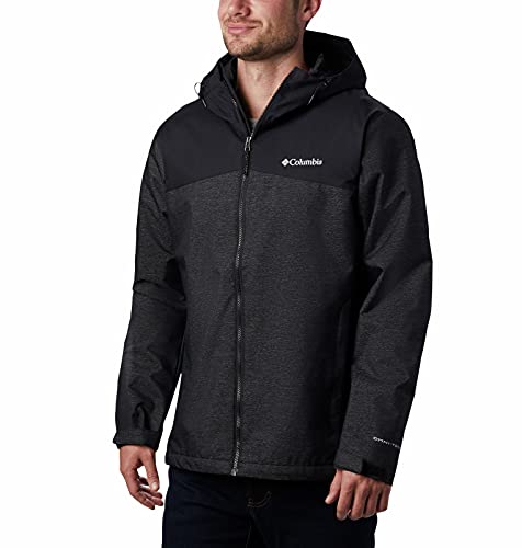 Columbia Men s Ridge Gates Jacket, Black Black Denim, Large