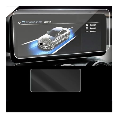 Film protection navigation GPS en verre trempé pour Benz Classe C W205 2019-2021