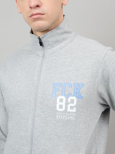 Image of Men's Winter Fleece Tracksuit | Zip-Up Sweatshirt & Track Pants, Soft Fleece Fabric, Warm 2-Piece Sportswear for Gym, Streetwear & Casual Wear |FTS-60
