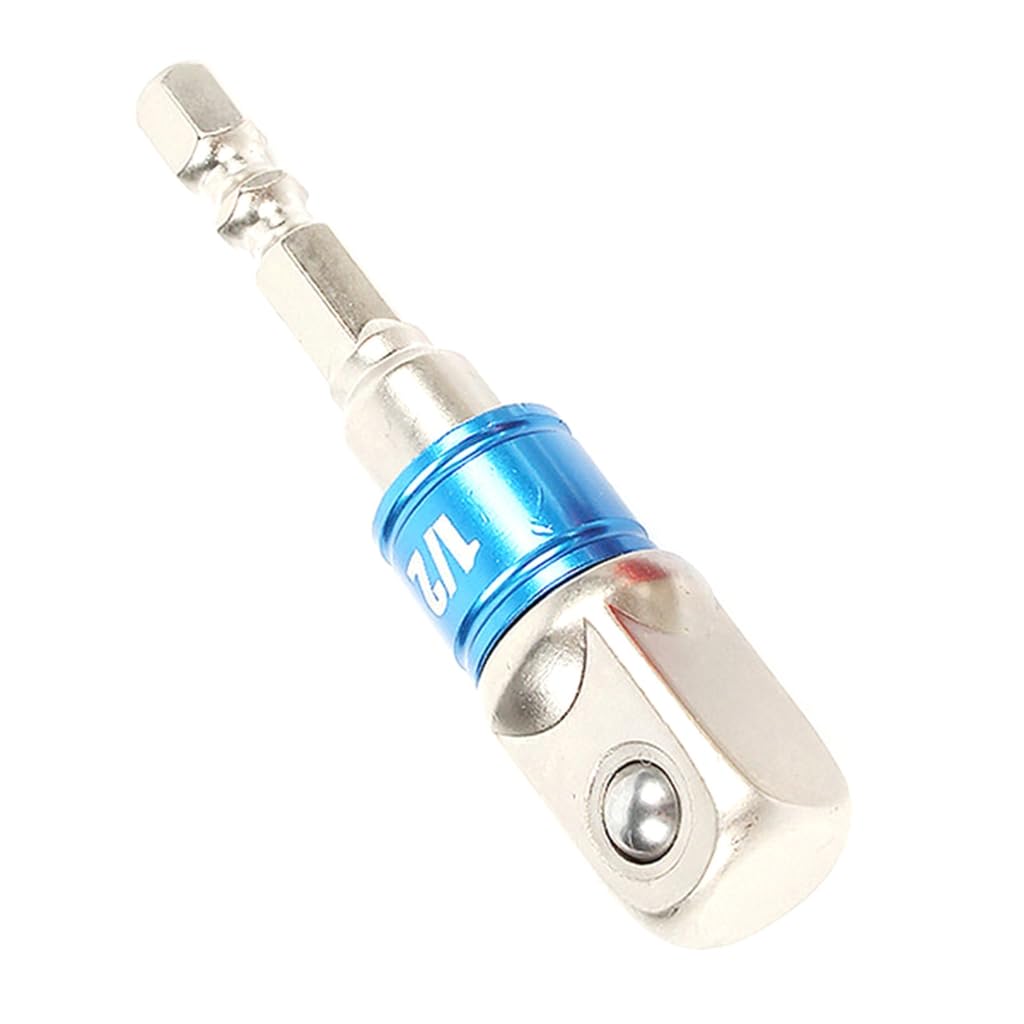 1/4in 3/8in 1/2in Socket Adapter Impact Driver Bits Hex Shank Drill Bit