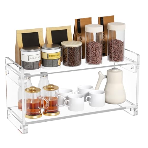 YUNEASELF Coffee Station Organizer Countertup: Coffee Bar Accessories - 2