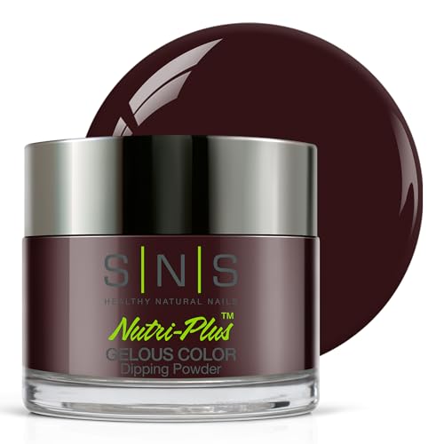 SNS Nail Dip Powder, Gelous Color Dipping Powder - Black Raspberry