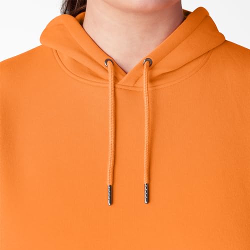 Image of Dickies womens Women's Plus Heavyweight Logo Sleeve Pullover