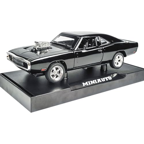 Fuwraixis Coche de aleación a Escala 1/32, Juguetes de aleación de fundición a presión de Coches, Charger1970 Modelo de Coche Coleccionable, Adecuado para niños, niños, niñas como Regalos