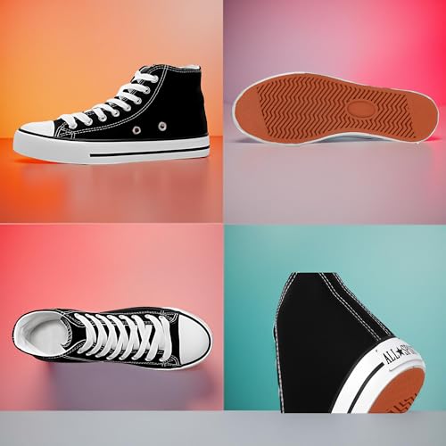 Image of Long High Top Canvas Men Sneakers