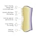 Pet Teezer Detangling Dog Grooming Brush, Dry Brush & Dog Bath Brush for Wet or Dry Fur & Light Shedding Breeds, Small, Lilac/Yellow