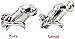 Cinturón de Castidad con Jaula para Pene para Hombres - Jaula de Castidad de Acero Inoxidable Jaula de Castidad Jaula para Polla Anillos de Metal Juguete Sexual Fetiche(Lange 42ring)