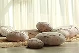 BNCKTRD Extra Large Rock Cobblestone Throw Pillow Realistic Nature-Inspired Living Stones Pebble Pillows 3D Creative Floor Stuffed Floor Pouf Cushion Pack of 7 Lsppw-10