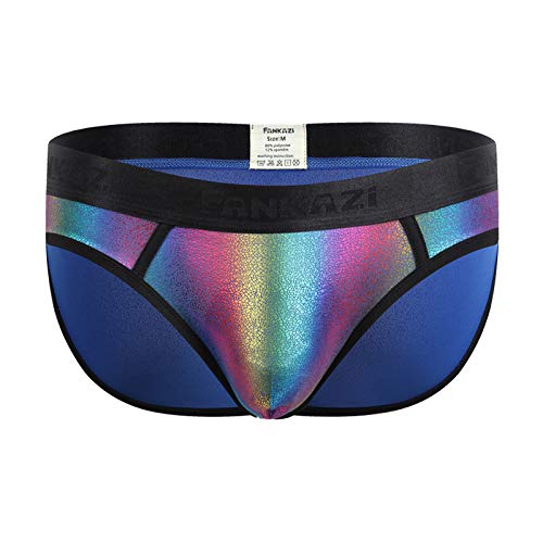 Evankin Men's Sexy Breathable and Soft with Rainbow Bikini Underwear Brief Role Play