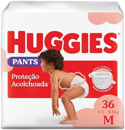 Fralda Pants Huggies Proteção Acolchoada Tamanho M 36 unidades – ...