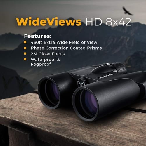 Binoculares Wingspan WideViews HD 8X42 para observación de aves miniatura 2