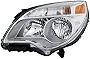 Evan-Fischer Headlight Assembly Compatible with 2010-2015 Chevrolet Equinox Halogen Composite Reflector Type Driver Side