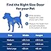 PetSafe Extreme Weather Aluminum Pet Door - Energy-Saving Thermal Barrier Pet Flap with Slide-in Door Locking & Secure Flap Cover - for Dogs Up to 100 Lb - Large