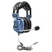 HamiltonBuhl - Deluxe Headset with Gooseneck Microphone and TRRS Plug (SCG-AMV), Blue 3x8x6.5