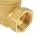 Baxnore DN25 Water Pressure Regulator, Brass Water Pressure Reducer, 7.25 to 116 Psi Adjustable Water Regulator for Household Industrial