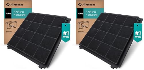 Filtre à charbon actif anti-odeur pour hotte Airforce AFFCA329 et Blaupunkt x2