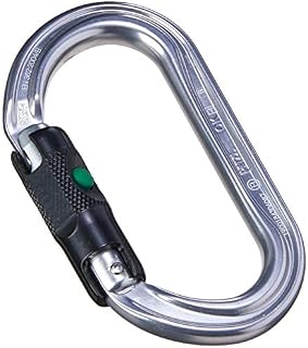 PETZL - OK, Climbing Carabiner for Pulleys and Ascenders, Ball Lock