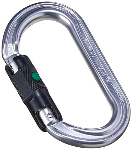PETZL - OK, Climbing Carabiner for Pulleys and Ascenders, Ball Lock