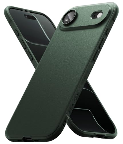 Image of Ringke Onyx Compatible with iPhone Air (17 Air) Case Back Cover Rugged Flexible Durable Anti-Slip TPU Protection Shockproof - Dark Green