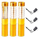 3 Pcs Bottle Service Lights LED Strobe Baton Handheld Rechargeable Bottle Sparklers Gold Girl Lights for Bar Club Birthday Weddings Parties Concert Event