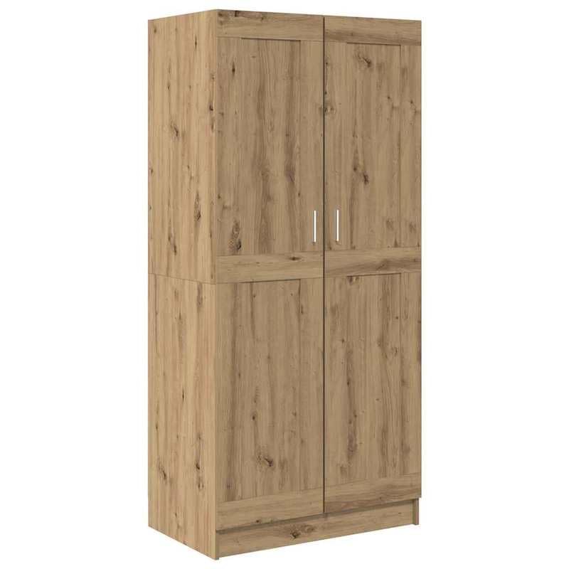 Eleganz Armario de madera 82,5 x 51,5 x 180 cm - Armario moderno para dormitorio, duradero y elegante, diseño de roble artificial