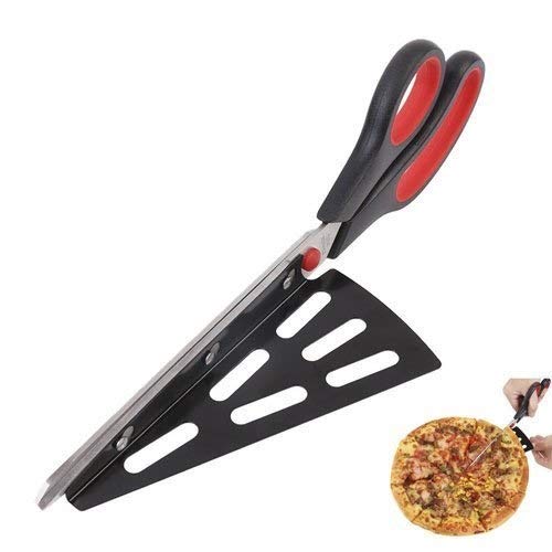 SEAHAVEN Stainless Steel Cutlery Kitchen Shears Multifunction Pizza Scissors Cutter Slicer Knife 1