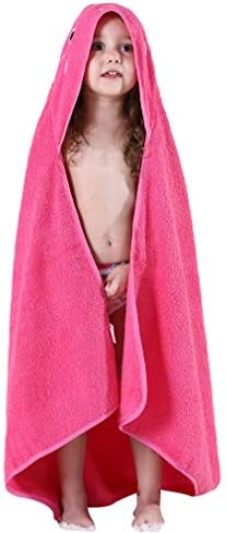 MICHLEY Baby Towels with Hood 90cm*90cm Shower Towel for 0-6 Years Kids White Rabbit