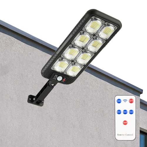 Lumières de parking solaires pour cour extérieure résidentielle et allées de jardin