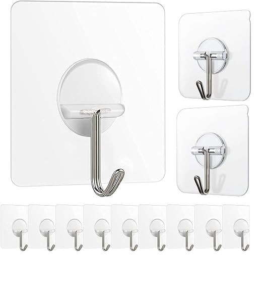 See full amazon price history chart for DRONTER Adhesive Hooks for Wall Heavy Duty, Wall hangings, Kitchen Accessories Items, Clothes Hanging, Stainless Steel,Transparent -Pack of 20 DRONTER Adhesive Hooks for Wall Heavy Duty, Wall hangings, Kitchen Accessories Items, Clothes Hanging, Stainless Steel,Transparent -Pack of 20 (B0CPCHCLCP) Amazon Price History, Amazon Price Tracker