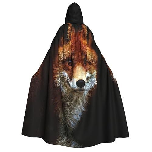 Cape à capuche sorcière Halloween EdWal FOX2 costume durable adulte de luxe
