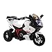 TOYYPAY Les Enfants Ride on Scooter Jouet Voiture électrique RC Voiture Jouet 3 Roues Moto Jouet avec Musique Ancienne et l'éducation Phares 6V Jouets à Piles Trike (Color : Rouge)