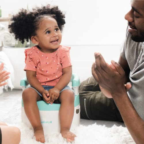 Child Potty Training Chair For Boys And Girls, Handles & Splash Guard - Comfortable Seat For Toddler - Jool Baby (Aqua) #TOP5