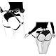 YIOTMOP Harness Damen Leder Punk Taille Bein Leder Harness Unterkörper für Frauen Handschellen Sexspiele Bondage BDSM Dessous Fetish Fesseln Sexspielzeug für Paare