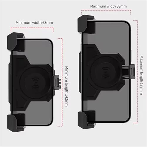 Support navigation GPS moto avec charge sans fil rétroviseur - 2