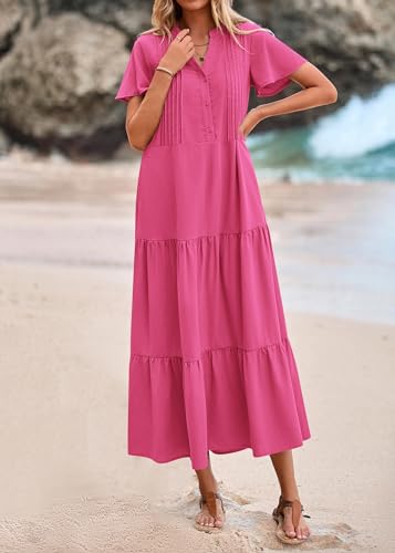 Image of KIRUNDO Summer Maxi Dresses for Women 2026