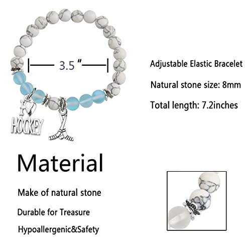 Ice Hockey Earrings - Team Player Inspiration Gifts, Senior Gift Charms2