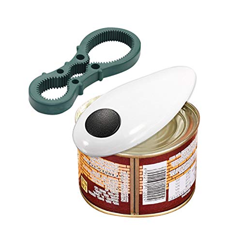 Electric Can Opener-Smooth Edge Can Openers with One-Touch Switch for Seniors with Arthritis,Kitchen