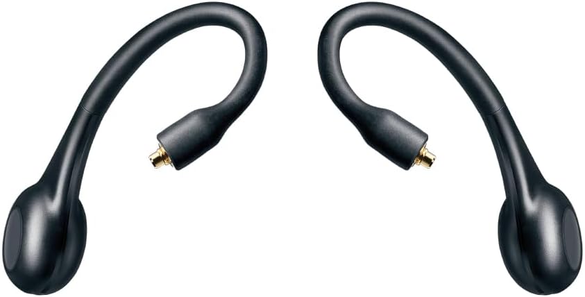SHURE Shure RMCE-TW2 Black Wireless Secure Fit Adapter: Wireless Earphone Conversion MMCX Ear Hook IPX4 Sweatproof External Sound Pickup with Microphone Bluetooth 5.0 for Music Audio Listening Running